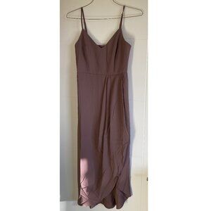 Reinette Mauve Purple Midi Dress